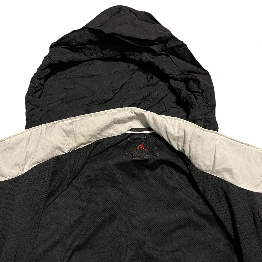 Air Jordan Sport‎ DNAColorblock Jacket Black White Windbreaker Mens XXL
